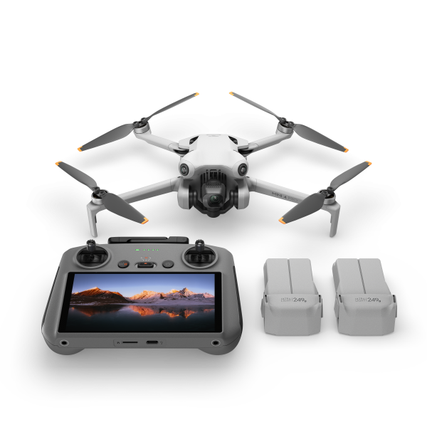 DJI Mini 4 Pro Fly More Combo (RC 2) 4 rotori Quadrirotore 48 MP 3840 x 2160 Pixel 2590 mAh Nero, Bianco - EUROBABYLON