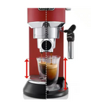 DeLonghi EC 685.R Dedica Style Colore Rosso Caffè Espesso - EUROBABYLON
