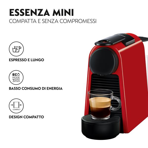 DeLonghi Essenza Mini EN 85.R macchina per caffè Automatica Macchina per caffè a capsule 0,6 L - EUROBABYLON