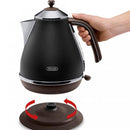 DeLonghi KBOV 2001.BK bollitore elettrico 1,7 L 2000 W Nero, Marrone - EUROBABYLON