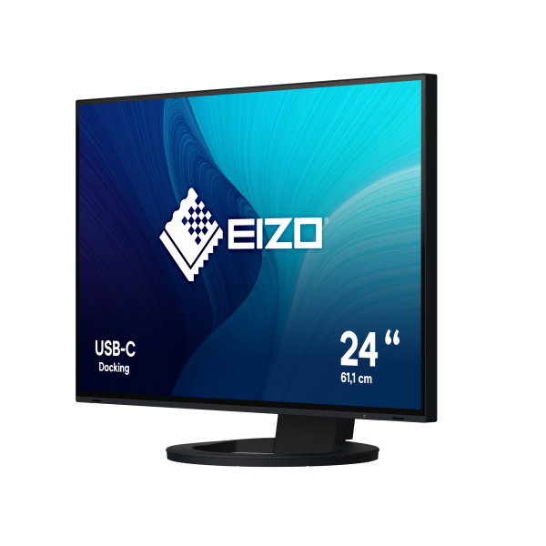 EIZO FlexScan EV2485-BK LED display 61,2 cm (24.1") 1920 x 1200 Pixel WUXGA Nero - EUROBABYLON