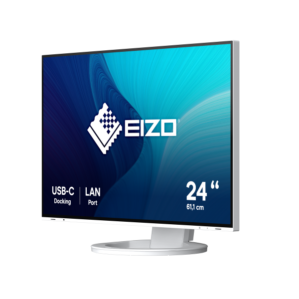 EIZO FlexScan EV2495-WT LED display 61,2 cm (24.1") 1920 x 1200 Pixel WUXGA Bianco - EUROBABYLON
