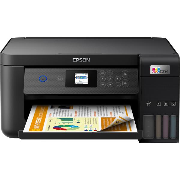Epson EcoTank ET-2850 stampante multifunzione inkjet 3-in-1 A4, serbatoi ricaricabili alta capacità, 5 flaconi inclusi pari a 14000pag B/N 5200pag colore, Wi-FI Direct, USB - EUROBABYLON