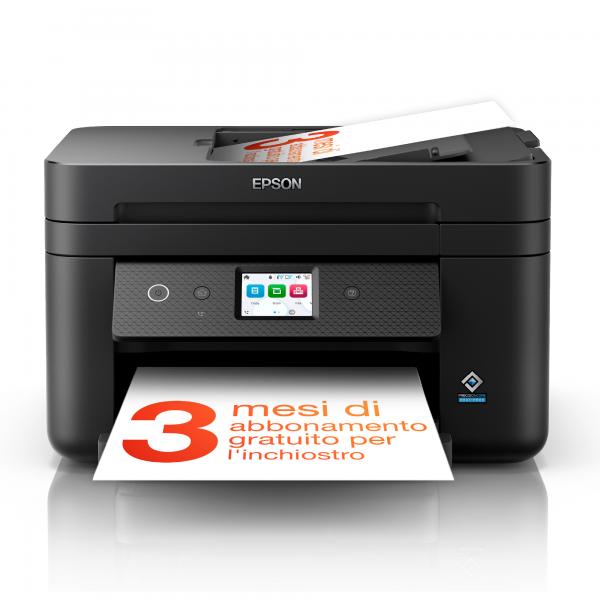 Epson WorkForce WF-2960DWF stampante multifunzione A4 getto d'inchiostro (stampa, scansione, copia), Display LCD 6.1 cm, ADF, WiFi Direct, AirPrint, 3 mesi di inchiostro incluso con ReadyPrint - EUROBABYLON