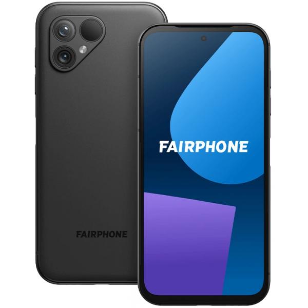 Fairphone 5 16,4 cm (6.46") Doppia SIM Android 13 5G USB tipo-C 6 GB 128 GB 4200 mAh Nero - EUROBABYLON