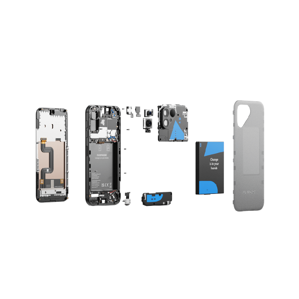 Fairphone 5 16,4 cm (6.46") Doppia SIM Android 13 5G USB tipo-C 8 GB 256 GB 4200 mAh Trasparente - EUROBABYLON