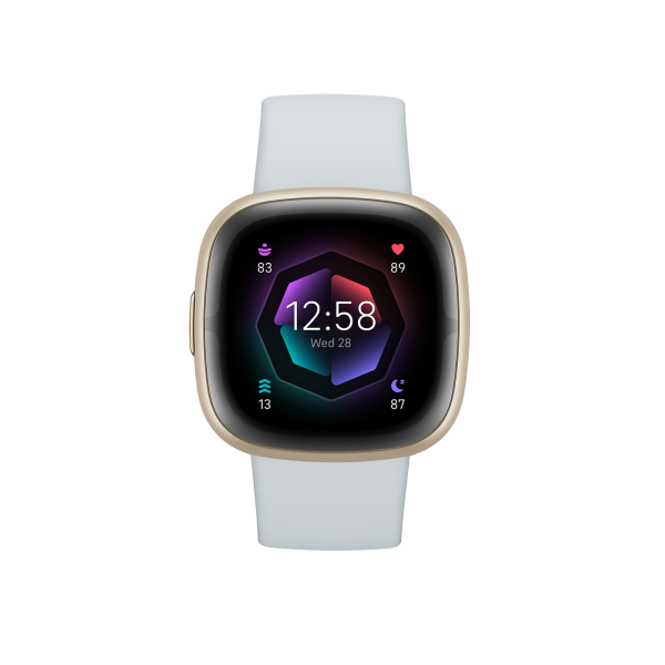 Fitbit Sense 2 Digitale Touch screen Oro GPS (satellitare) - EUROBABYLON