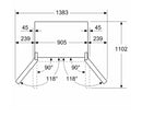 Frigorifero-congelatore a libera installazione Siemens KF96DPPEA iQ700 cromato 574L - EUROBABYLON