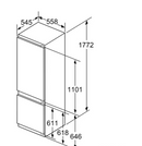 Frigorifero-congelatore da incasso Siemens KI87SADD0 iQ500 - EUROBABYLON