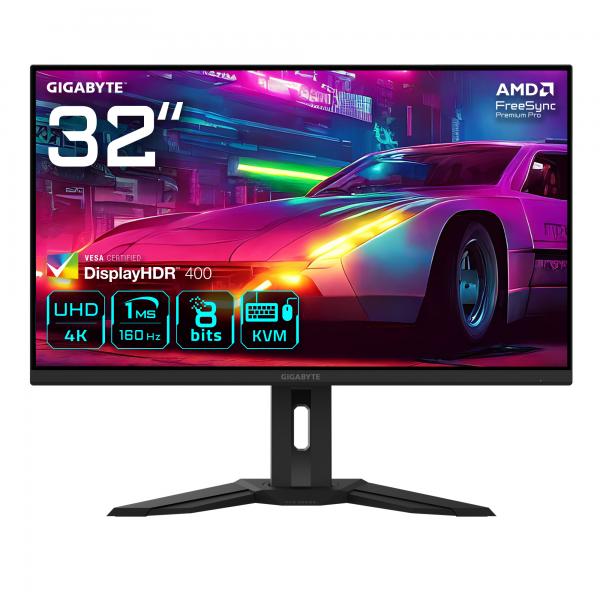 GIGABYTE M32UP 31.5" Monitor gaming UHD - 3840 x 2160, 160 Hz, 1 ms, 350 cd/m, AMD FreeSync Premium Pro, DisplayHDR 400, HDMI 2.1, Displayport 1.4 - EUROBABYLON