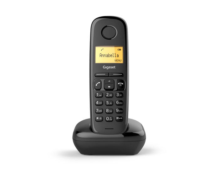 GIGASET WIRELESS PHONE A170 TRIO BLACK (L36852-H2802-D211) - EUROBABYLON