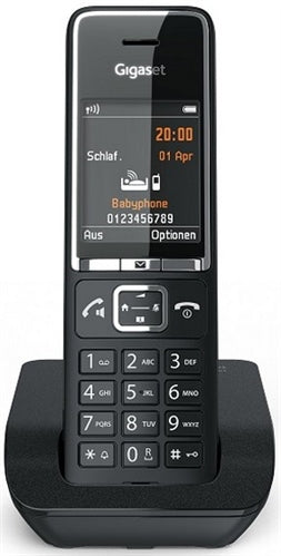 Gigaset Comfort 550 Black Chrome | Cordless DECT 2.4