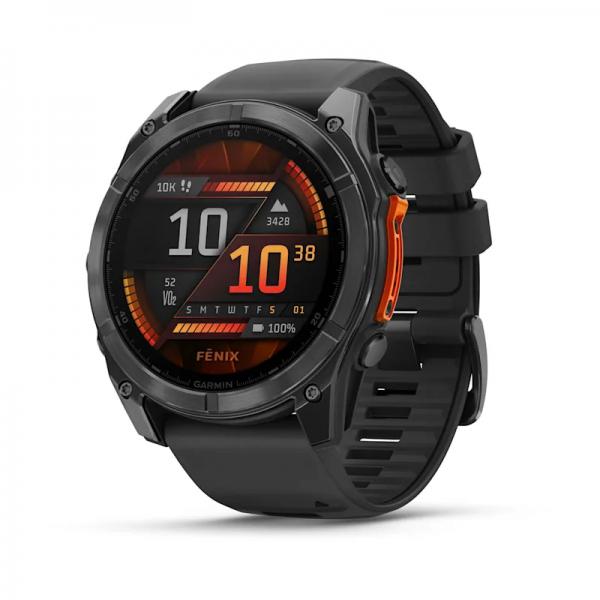 Garmin Fenix 8 3,56 cm (1.4") AMOLED 51 mm Digitale 454 x 454 Pixel Touch screen Grigio Wi-Fi GPS (satellitare) - EUROBABYLON