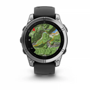 Garmin Fenix E 3,3 cm (1.3") AMOLED 47 mm Digitale 454 x 454 Pixel Touch screen Acciaio inox Wi-Fi GPS (satellitare) - EUROBABYLON