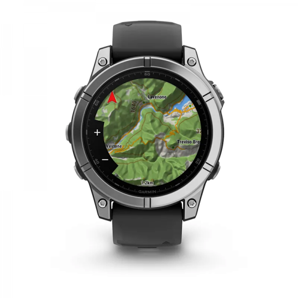 Garmin Fenix E 3,3 cm (1.3") AMOLED 47 mm Digitale 454 x 454 Pixel Touch screen Acciaio inox Wi-Fi GPS (satellitare) - EUROBABYLON