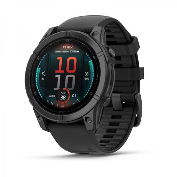 Garmin Fenix E 3,3 cm (1.3") AMOLED 47 mm Digitale 454 x 454 Pixel Touch screen Nero Wi-Fi GPS (satellitare) - EUROBABYLON