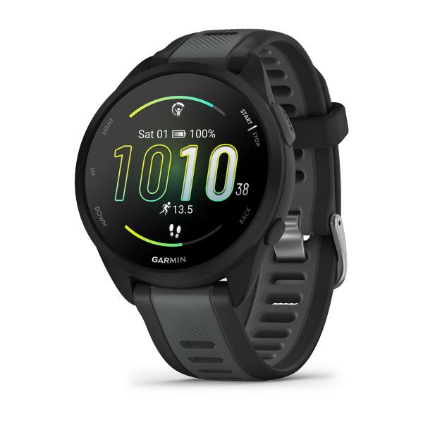Garmin Forerunner 165 Music 3,05 cm (1.2") AMOLED Digitale 390 x 390 Pixel Touch screen Nero GPS (satellitare) - EUROBABYLON