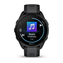 Garmin Forerunner 165 Music 3,05 cm (1.2") AMOLED Digitale 390 x 390 Pixel Touch screen Nero GPS (satellitare) - EUROBABYLON