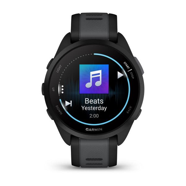 Garmin Forerunner 165 Music 3,05 cm (1.2") AMOLED Digitale 390 x 390 Pixel Touch screen Nero GPS (satellitare) - EUROBABYLON