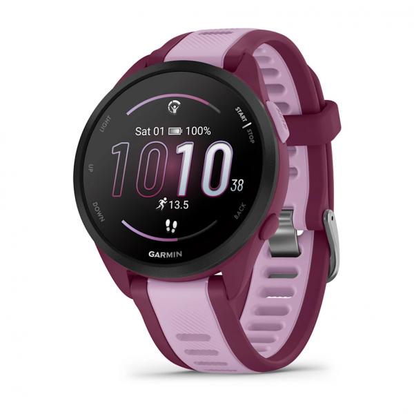 Garmin Forerunner 165 Music 3,05 cm (1.2") AMOLED Digitale 390 x 390 Pixel Touch screen Viola GPS (satellitare) - EUROBABYLON