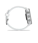 Garmin Forerunner® 170 Bianco Pietra/Grigio Polvere con cinturino in silicone a sgancio rapido 20 mm Bianco Pietra/Blu Nuvola - EUROBABYLON