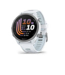Garmin Forerunner® 170 Bianco Pietra/Grigio Polvere con cinturino in silicone a sgancio rapido 20 mm Bianco Pietra/Blu Nuvola - EUROBABYLON