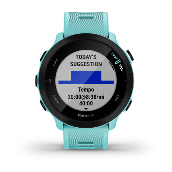 Garmin Forerunner 55 2,64 cm (1.04") MIP 42 mm Digitale 208 x 208 Pixel GPS (satellitare) - EUROBABYLON