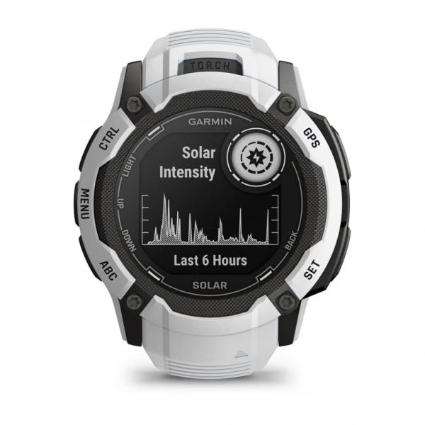 Garmin Instinct 2X Solar 2,79 cm (1.1") MIP 50 mm Digitale 176 x 176 Pixel Touch screen Bianco GPS (satellitare) - EUROBABYLON