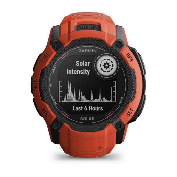 Garmin Instinct 2X Solar 2,79 cm (1.1") MIP 50 mm Digitale 176 x 176 Pixel Touch screen Rosso GPS (satellitare) - EUROBABYLON