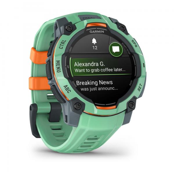 Garmin Instinct 3 AMOLED 3,05 cm (1.2") 45 mm Digitale 390 x 390 Pixel Touch screen Verde GPS (satellitare) - EUROBABYLON