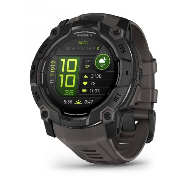 Garmin Instinct 3 AMOLED 3,3 cm (1.3") 50 mm Digitale 416 x 416 Pixel Touch screen Nero GPS (satellitare) - EUROBABYLON