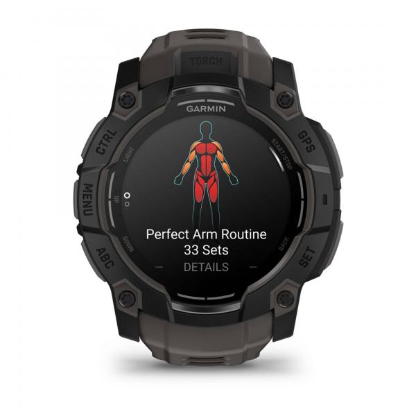 Garmin Instinct 3 AMOLED 3,3 cm (1.3") 50 mm Digitale 416 x 416 Pixel Touch screen Nero GPS (satellitare) - EUROBABYLON