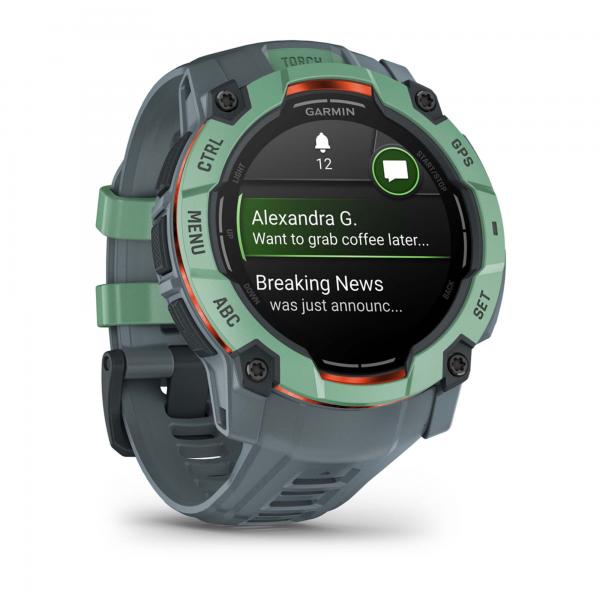 Garmin Instinct 3 AMOLED 3,3 cm (1.3") 50 mm Digitale 416 x 416 Pixel Touch screen Verde GPS (satellitare) - EUROBABYLON