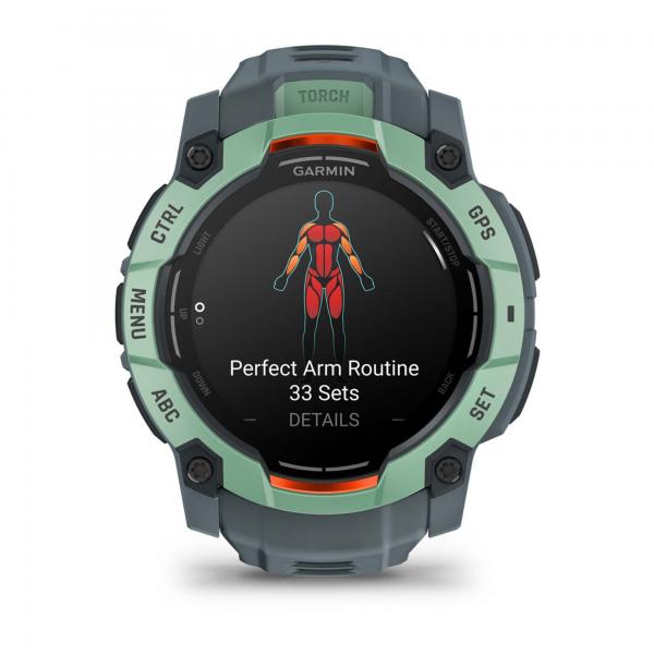 Garmin Instinct 3 AMOLED 3,3 cm (1.3") 50 mm Digitale 416 x 416 Pixel Touch screen Verde GPS (satellitare) - EUROBABYLON