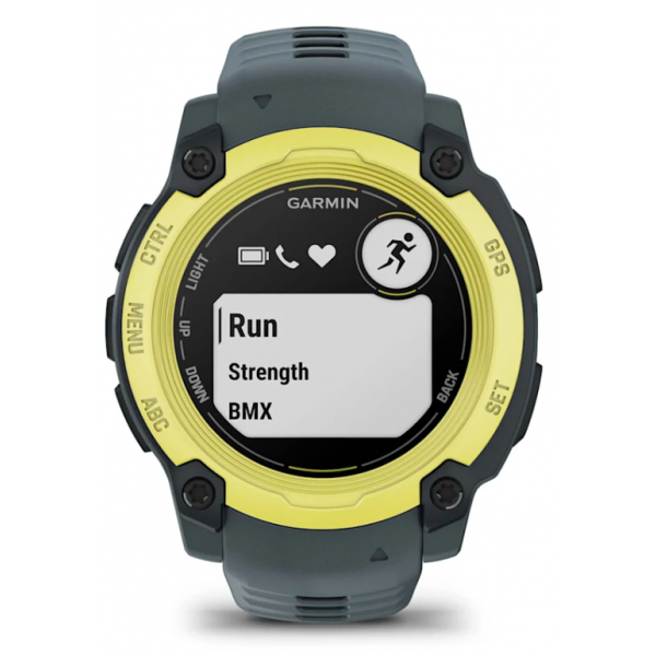 Garmin Instinct E 2,18 cm (0.86") MIP 40 mm Digitale 166 x 166 Pixel Grigio, Lime GPS (satellitare) - EUROBABYLON