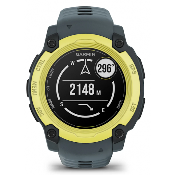 Garmin Instinct E 2,18 cm (0.86") MIP 40 mm Digitale 166 x 166 Pixel Grigio, Lime GPS (satellitare) - EUROBABYLON