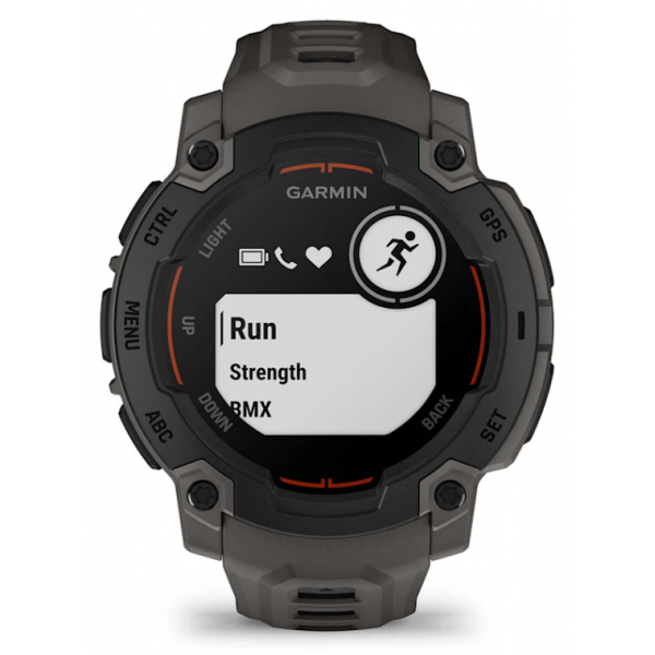 Garmin Instinct E 2,29 cm (0.9") MIP 45 mm Digitale 176 x 176 Pixel Nero GPS (satellitare) - EUROBABYLON