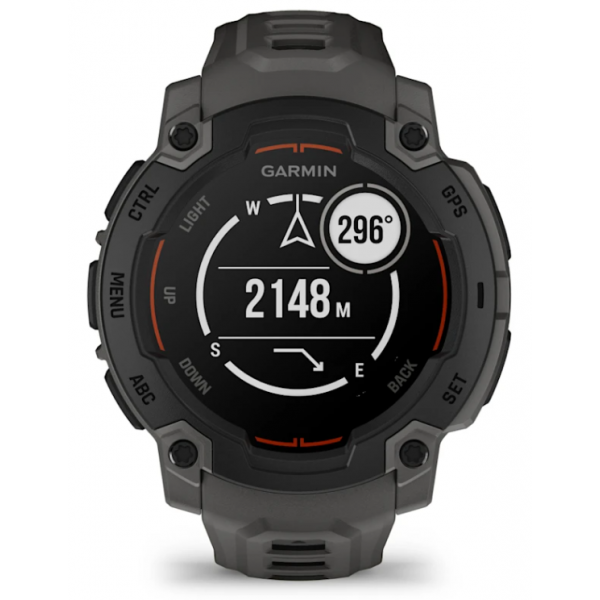 Garmin Instinct E 2,29 cm (0.9") MIP 45 mm Digitale 176 x 176 Pixel Nero GPS (satellitare) - EUROBABYLON