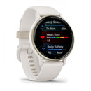 Garmin Vivoactive 5 3,05 cm (1.2") AMOLED Digitale 390 x 390 Pixel Touch screen Bianco Wi-Fi GPS (satellitare) - EUROBABYLON