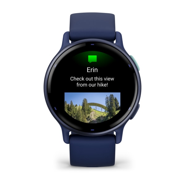 Garmin Vivoactive 5 3,05 cm (1.2") AMOLED Digitale 390 x 390 Pixel Touch screen Blu Wi-Fi GPS (satellitare) - EUROBABYLON