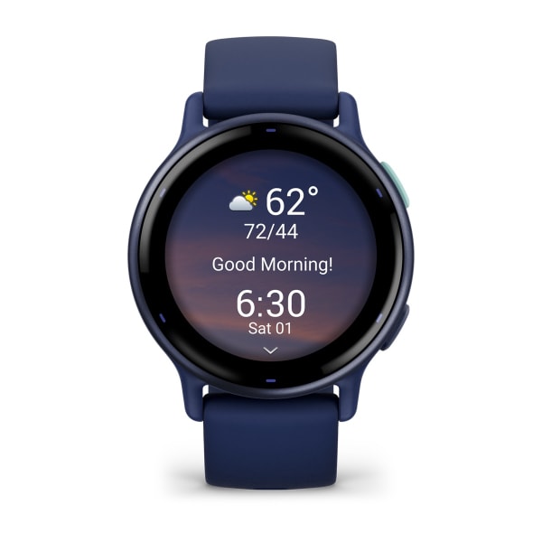 Garmin Vivoactive 5 3,05 cm (1.2") AMOLED Digitale 390 x 390 Pixel Touch screen Blu Wi-Fi GPS (satellitare) - EUROBABYLON
