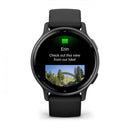 Garmin Vivoactive 5 3,05 cm (1.2") AMOLED Digitale 390 x 390 Pixel Touch screen Nero Wi-Fi GPS (satellitare) - EUROBABYLON