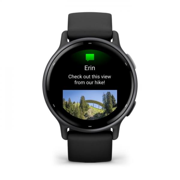 Garmin Vivoactive 5 3,05 cm (1.2") AMOLED Digitale 390 x 390 Pixel Touch screen Nero Wi-Fi GPS (satellitare) - EUROBABYLON