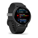 Garmin Vivoactive 5 3,05 cm (1.2") AMOLED Digitale 390 x 390 Pixel Touch screen Nero Wi-Fi GPS (satellitare) - EUROBABYLON