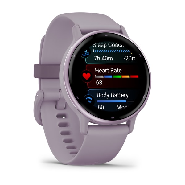 Garmin Vivoactive 5 3,05 cm (1.2") AMOLED Digitale 390 x 390 Pixel Touch screen Viola Wi-Fi GPS (satellitare) - EUROBABYLON