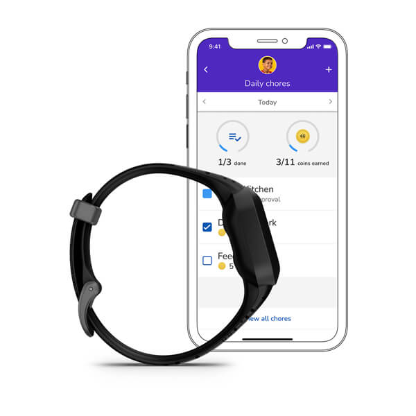 Garmin Vivofit Jr. 3 MIP Braccialetto per rilevamento di attività 1,4 cm (0.55") Nero - EUROBABYLON
