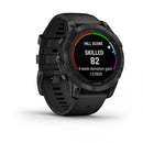 Garmin fnix 7 Pro Solar Edition 3,3 cm (1.3") MIP 47 mm Digitale 260 x 260 Pixel Touch screen Nero, Grigio Wi-Fi GPS (satellitare) - EUROBABYLON