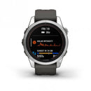 Garmin fnix 7S Pro 3,05 cm (1.2") MIP 42 mm Digitale 240 x 240 Pixel Touch screen Argento Wi-Fi GPS (satellitare) - EUROBABYLON