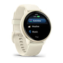 Garmin vívoactive 6 3,05 cm (1.2") AMOLED 42 mm Digitale 390 x 390 Pixel Touch screen Bianco Wi-Fi GPS (satellitare) - EUROBABYLON