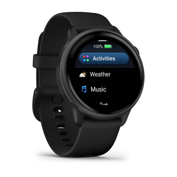 Garmin vívoactive 6 3,05 cm (1.2") AMOLED 42 mm Digitale 390 x 390 Pixel Touch screen Nero Wi-Fi GPS (satellitare) - EUROBABYLON